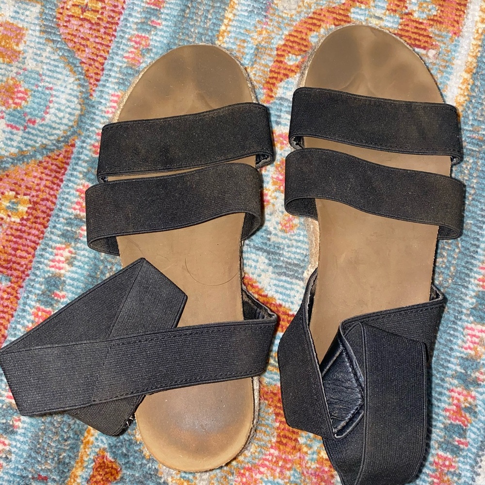 Black Platform Sandals